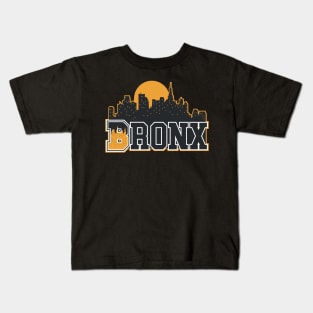 Bronx Skyline College Style Design Kids T-Shirt